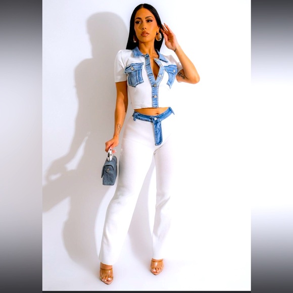 Other - Denim 2 piece set